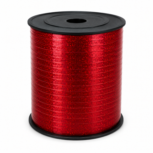 BALLOON RIBBON 5MM/500 YARD RED