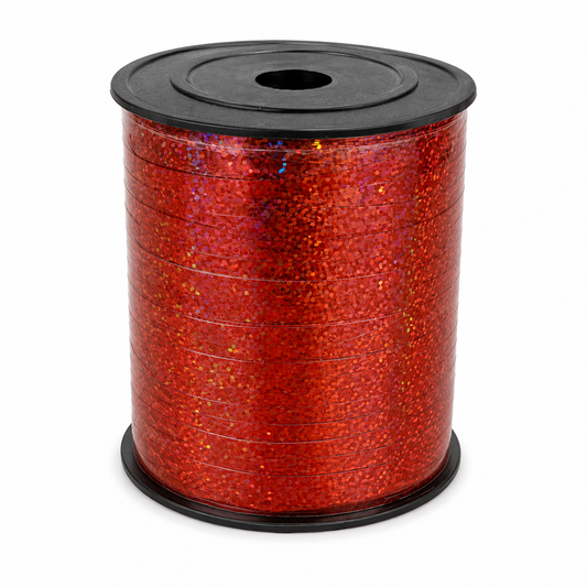 BALLOON RIBBON 5MM/500 YARD RED ORANGE