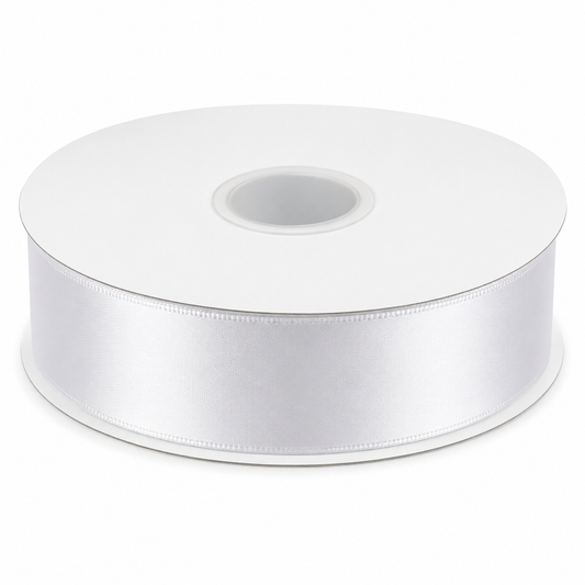 SATIN RIBBON 40MM/100 YARD WHITE