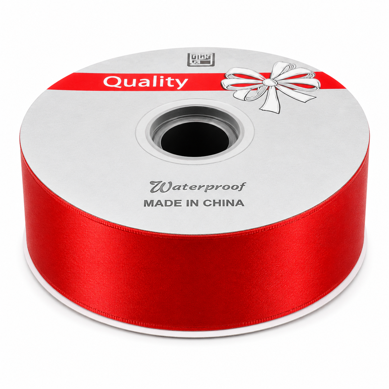 POLY RIBBON 50MM/100 YARD RED